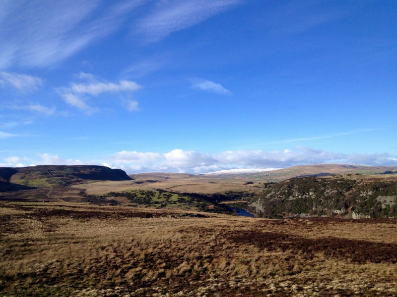View towards Cronkley Fell